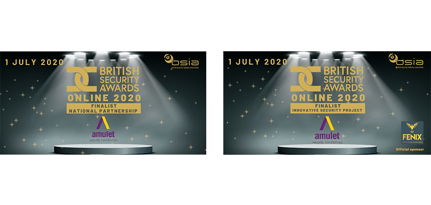 Amulet confirmed as 2020 British Security Awards finalist
